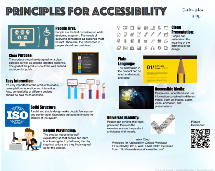 Justin's Accessibility Poster